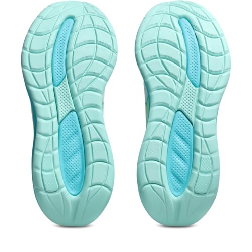ASICS Women's Gel-Cumulus 28 Running Shoes, 8, White/Energy Aqua