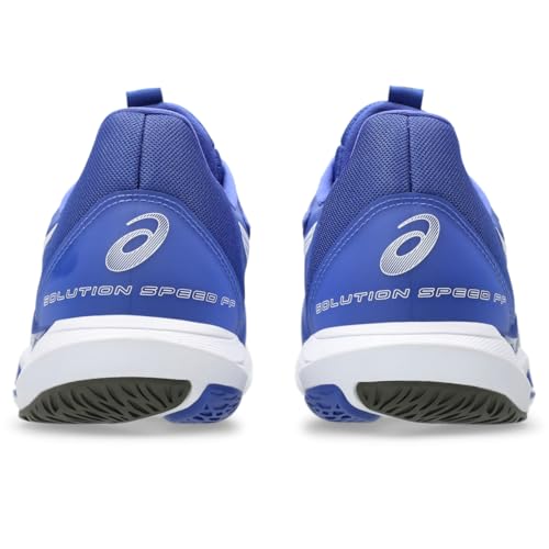 ASICS Men's Solution Speed FlyteFoam 3 Tennis Shoes, 14, Dark Cobalt/White