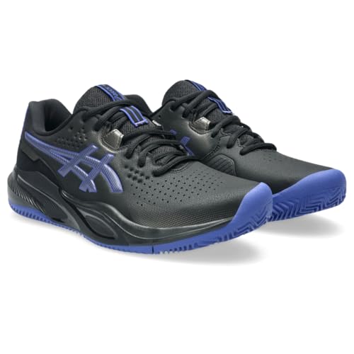ASICS Men's Gel-Challenger 15 Clay Tennis Shoes, 14, Black/Dark Cobalt