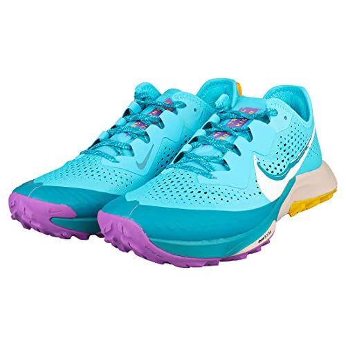 Nike Air Zoom Terra Kiger 7 Mens Running Trainers CW6062 Sneakers Shoes (UK 8 US 9 EU 42.5, Turquoise Blue White 400)