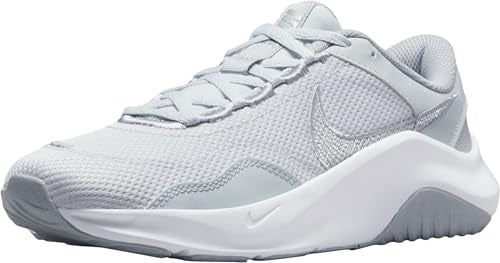 Nike Womens Legend Essential 3 NN Running Trainers DM1119 Sneakers Shoes (UK 5 US 7.5 EU 38.5, Pure Platinum Metallic Silver 004)