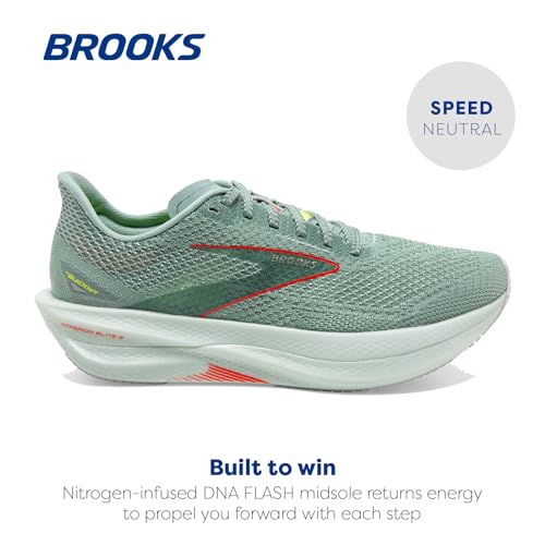 Brooks Unisex Hyperion Elite 3 Running Shoe for Men & Women - Blue Surf/Cherry/Nightlife - 13 Medium