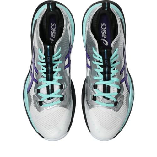 ASICS Men's METARISE 2 Volleyball Shoes, 12, White/Radiant Amethyst