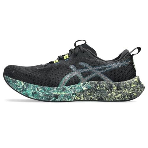ASICS Men's Noosa TRI 16 Running Shoes, 10.5, Black/Jasper Green