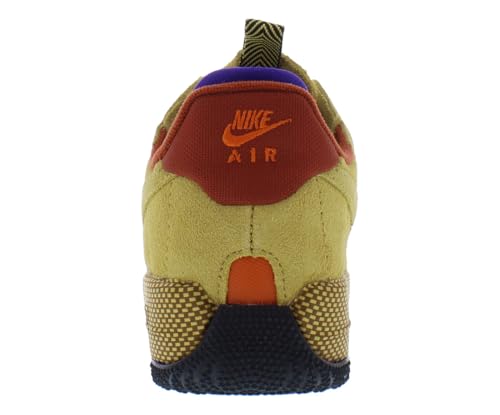 Nike Air Force 1 Wild Women's Shoes (FB2348-700, Wheat Gold/Rugged Orange/Field Purple) Size 6