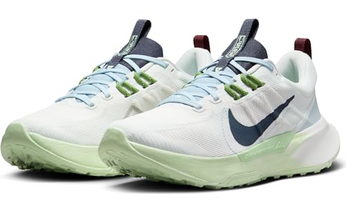 Nike Women's Running Shoes, Summit White Thunder Blue Vapor Green, 5