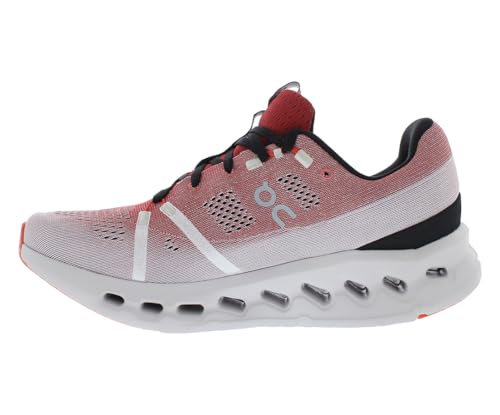 On Cloudsurfer Mens Shoes Size 9.5, Color: Auburn Bright/Frost-Red
