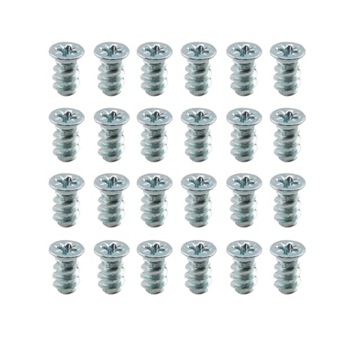 YHXiXi 24pcs Drawer Slide Replacement Screws Head Phillips Self-Tapping Screws Compatible with Chest of Drawers Parts 100349; 100347