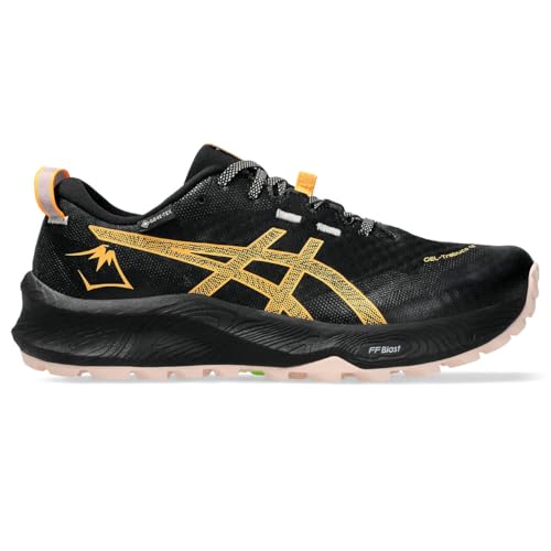 ASICS Women's Gel-Trabuco 12 GTX Trainers, Black Stadium Orange, 7 US