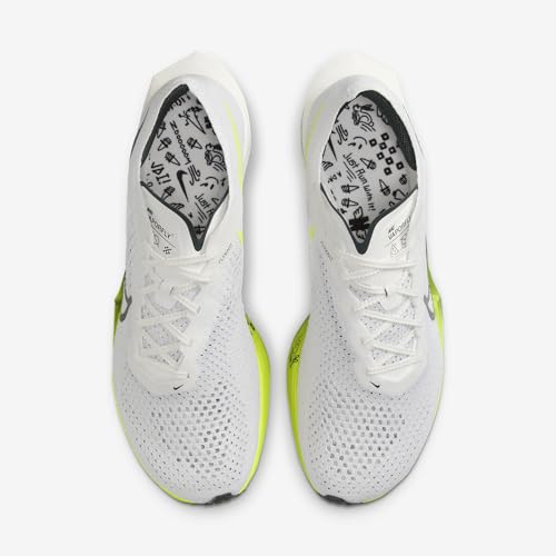 Nike Vaporfly 3 Men's Road Racing Shoes (FZ4017-100, White/Volt/Sail/Pro Green) Size 15