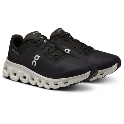 On Cloudflow 4 Women's - Color Black White - Size 9