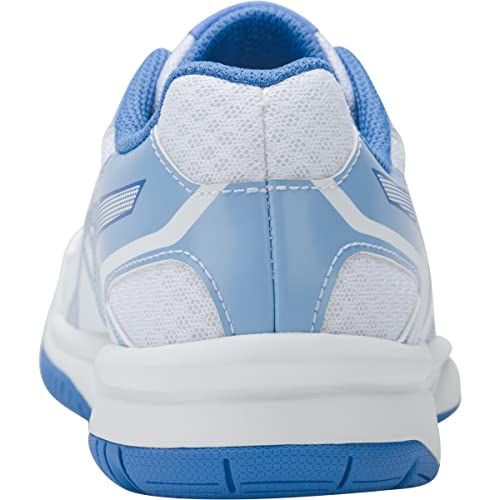 ASICS Women's Womens Upcourt 2 Athletic Shoe, White/Regatta Blue/Airly Blue, 11 Medium US