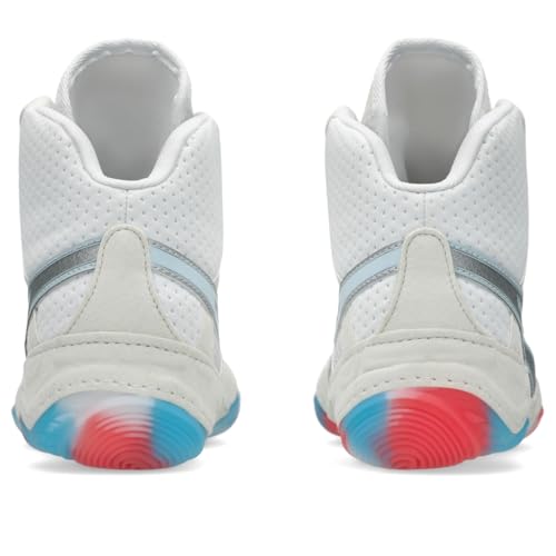 ASICS Women's MATBLAZER Wrestling Shoes, 10, White/Pure Silver