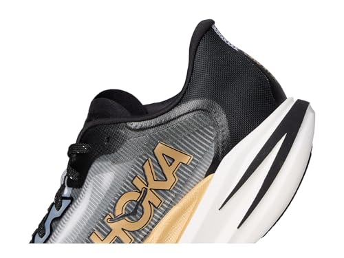 Hoka Unisex Cielo X1 2.0 Sneaker, Black/Gold, 9.5 US Men