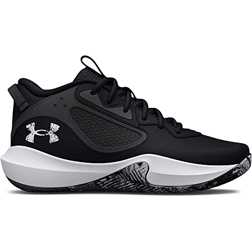 Under Armour Unisex Lockdown 6 Basketball Shoe, Black, 12.5, US