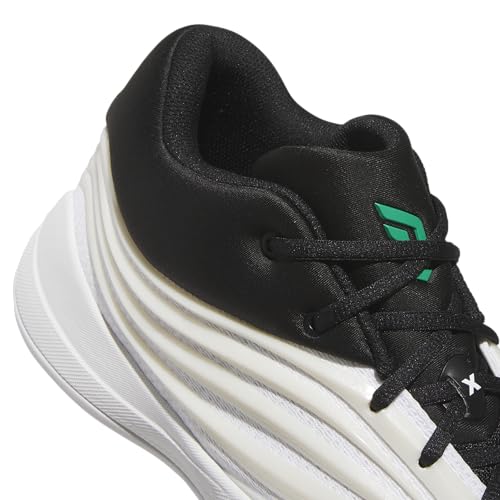 adidas Unisex Dame X Basketball Shoes Zero Metallic/Black/Court Green Men 9.5 Women 10.5 Medium