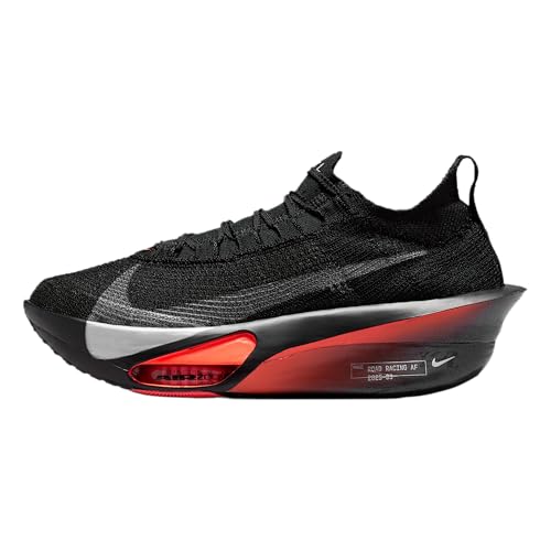 Nike AlphaFly 3 Men's Road Racing Shoes (Black/Bright Crimson/Wolf Gray/Metallic Silver) Size 10