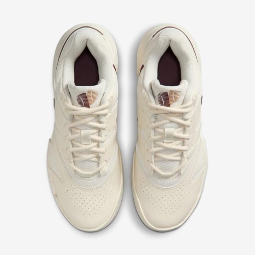 Nike NikeCourt Lite 4 Women's Tennis Shoes (Pale Ivory/Vachetta Tan/Tattoo) Size 9