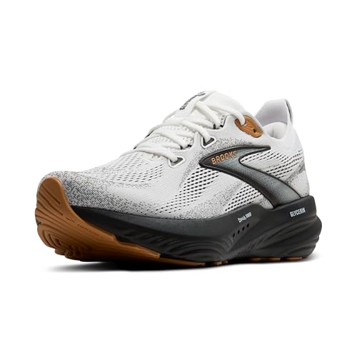 Brooks Men’s Glycerin 22 Neutral Running Shoe - White/Grey/Black - 10.5 Medium