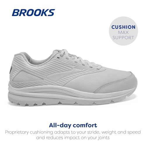 Brooks Women's Addiction Walker 2 Walking Shoe - White/White - 9.5 Wide