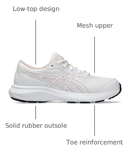 ASICS Kid's Contend 9 Grade School Running Shoes, 6, White/Breeze