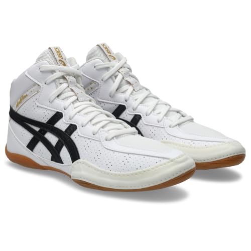 ASICS Men's Matflex 8 Wrestling Shoes, 11, White/Black