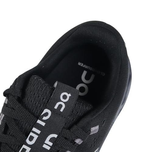 On Mens, Men's Cloudsurfer, All Black 1, 10.5 Medium