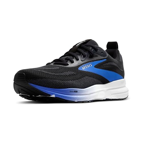 Brooks Men’s Trace 4 Neutral Running Shoe - Black/Cobalt/White - 10 Medium