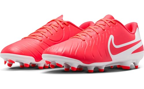 NIKE Tiempo Legend 10 Club MG SneakerUnisex – Adult, Hot Lava White, 11.5 US