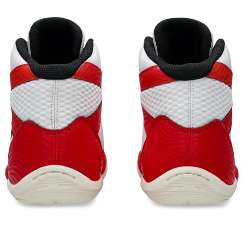 ASICS Men's Matflex 7 Wrestling Shoes, 10.5, Classic RED/Black