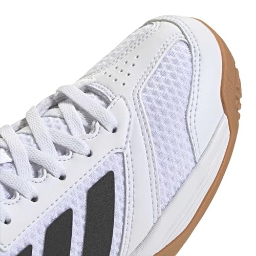 Adidas Unisex-Kids Ligra 8 Indoor Volleyball, White/Black/White, 1