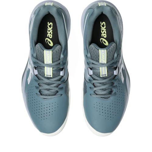ASICS Men's Gel-Challenger 15 Tennis Shoes, 12, IRONCLAD/Grey Blue