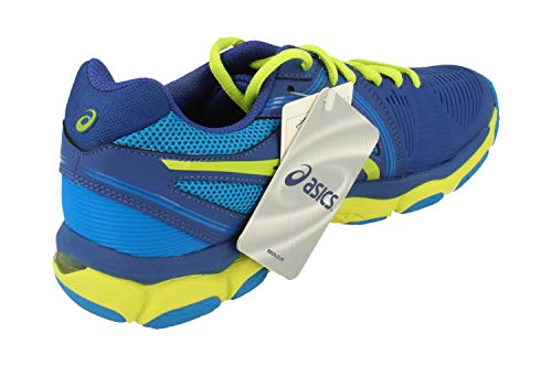 ASICS Gel-Netburner Ballistic Mens Trainers B507Y Sneakers Shoes (UK 7 US 8 EU 41.5, Green Blue 4977)
