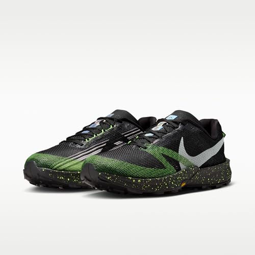 Nike Kiger 10 Trail Running Shoes (Black/Volt Ice/Tattoo/Phantom) Size 11