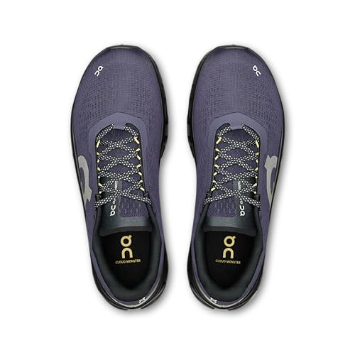 On Men's Cloudmonster 1 Sneakers, Flint/Black, 8.5 Medium US