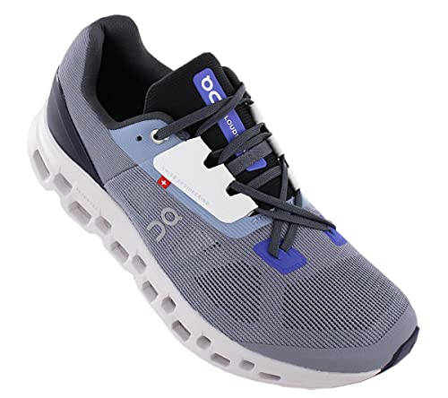 ON Running Cloudstratus Mens' Sneakers, Fossil/Midnight, 11