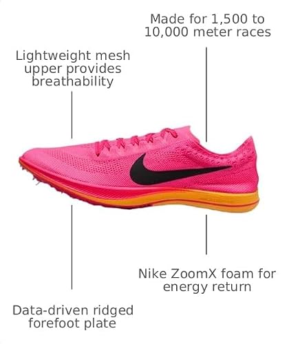 Nike ZoomX Dragonfly Track & Field Distance Spikes Shoes Cleats Hyper Pink/Laser Orange/Black Style CV0400-600 SIZE MENS 13