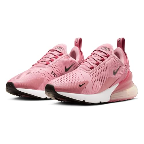 Nike Air Max 270 Women's Shoes (AH6789-607, Elemental Pink/Desert Berry/White/Black) Size 6