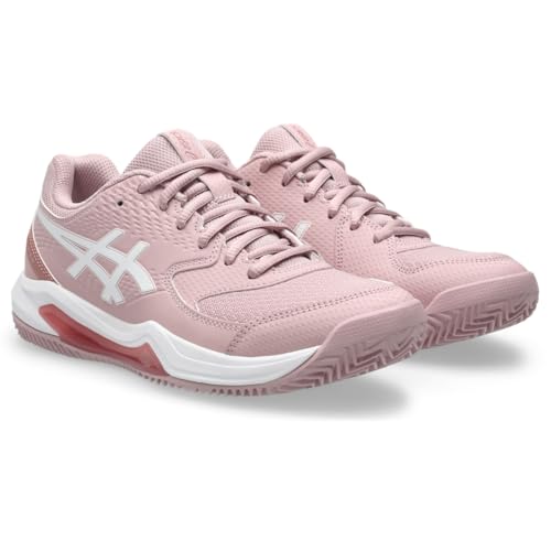 ASICS Women's Gel-Dedicate 8 Clay Tennis Shoes, 9, MORGANITE/White