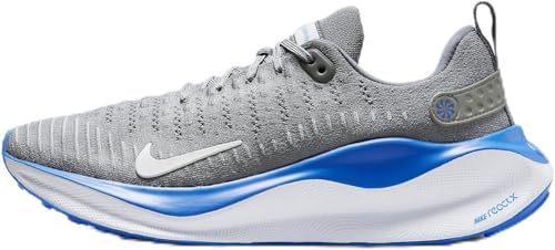 Nike InfinityRN 4 (Team) Women's Road Running Shoes (FJ1222-011, Cool Grey/Game Royal/White) Size 12