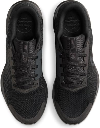 Nike Women's Run Defy Road Running Shoes, Black/Anthracite, 7