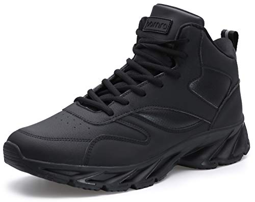 Joomra Men's High Top Shoes Size 13 Black Basketball Tennis Sneakers