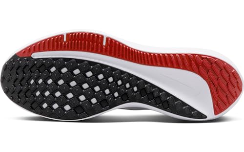Nike Men's Air Winflo 10 Trainers, White Black Light Scarlet Red, 9 US