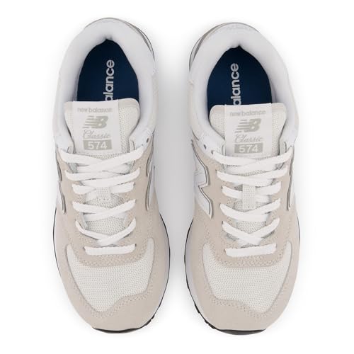 New Balance Women's 574 Core Sneaker, Nimbus Cloud/NB White, 85 B