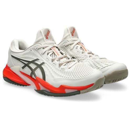ASICS Men's Court FF 3 Tennis Shoes, 9, Soft Oat/Vintage Khaki