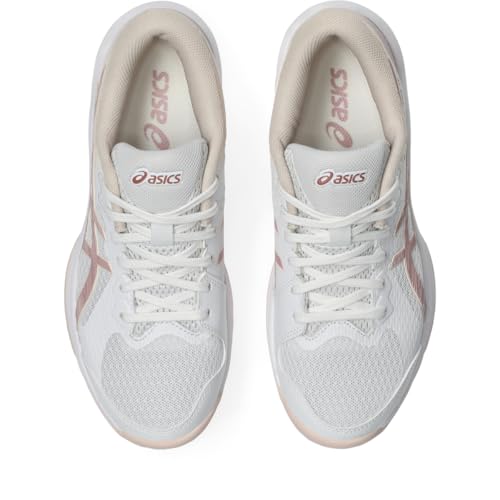 ASICS Women's Beyond FlyteFoam Volleyball Shoes, 8, White/MORGANITE
