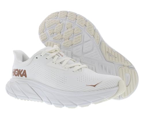 Hoka Women's Arahi 7 Blanc De Blanc/Rose Gold 8.5 Medium