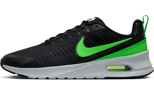 Nike Air Max Nuaxis Men's Shoes (HV5754-010, Black/Anthracite/Wolf Grey/Green Strike) Size 11