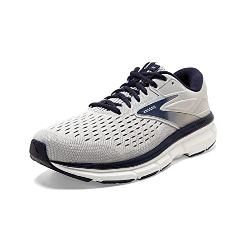 Brooks Men's Dyad 11 Running Shoe - Antarctica/Grey/Peacoat - 8.5 Wide