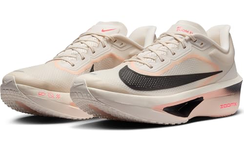 Nike Zoom Fly 6 Men's Road Racing Shoes (FN8454-102, Pale Ivory/Crimson Tint/Sail/Black) Size 7.5